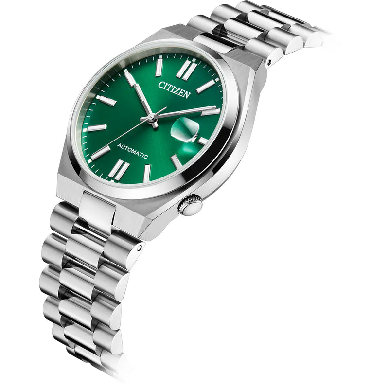 Citizen Tsuyosa Automatic Men’s 40mm Green Dial Stainless Steel Watch NJ0150-56X