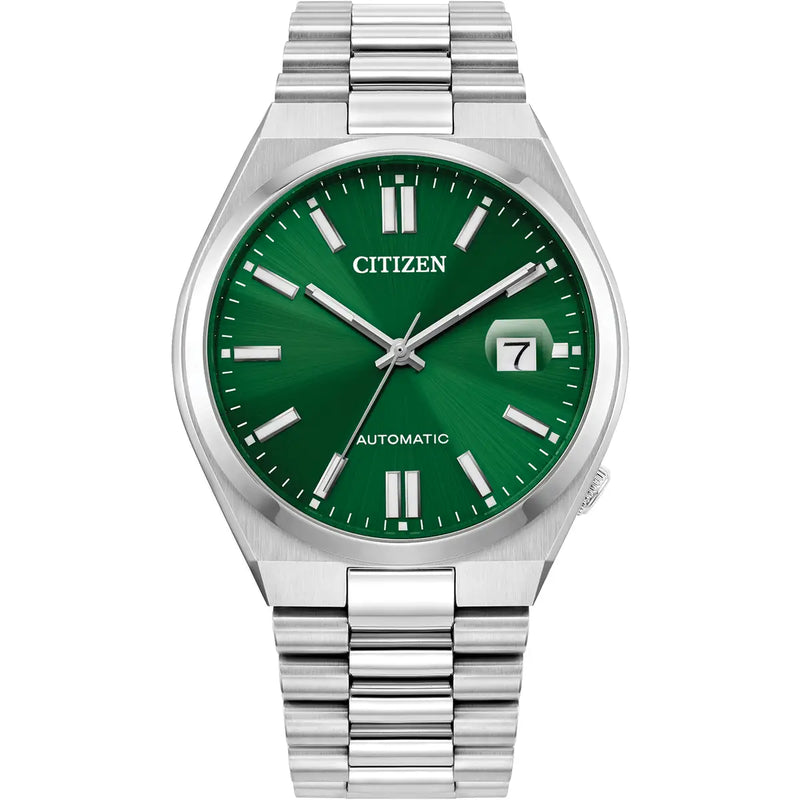 Citizen Tsuyosa Automatic Men’s 40mm Green Dial Stainless Steel Watch NJ0150-56X