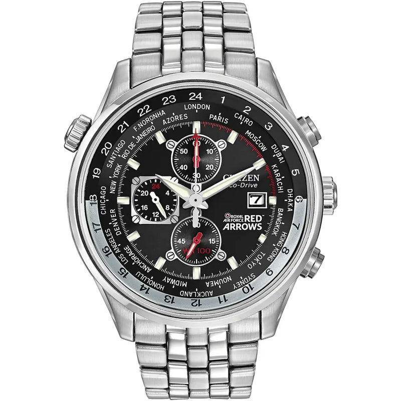 Citizen Red Arrows Chronograph Eco-Drive Men’s Stainless Steel Watch CA0080-54E