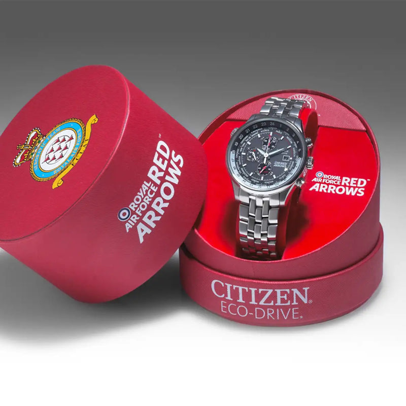 Citizen Red Arrows Chronograph Eco-Drive Men’s Stainless Steel Watch CA0080-54E