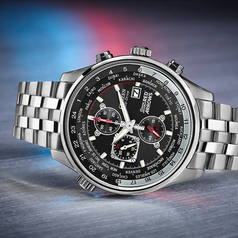 Citizen Red Arrows Chronograph Eco-Drive Men’s Stainless Steel Watch CA0080-54E