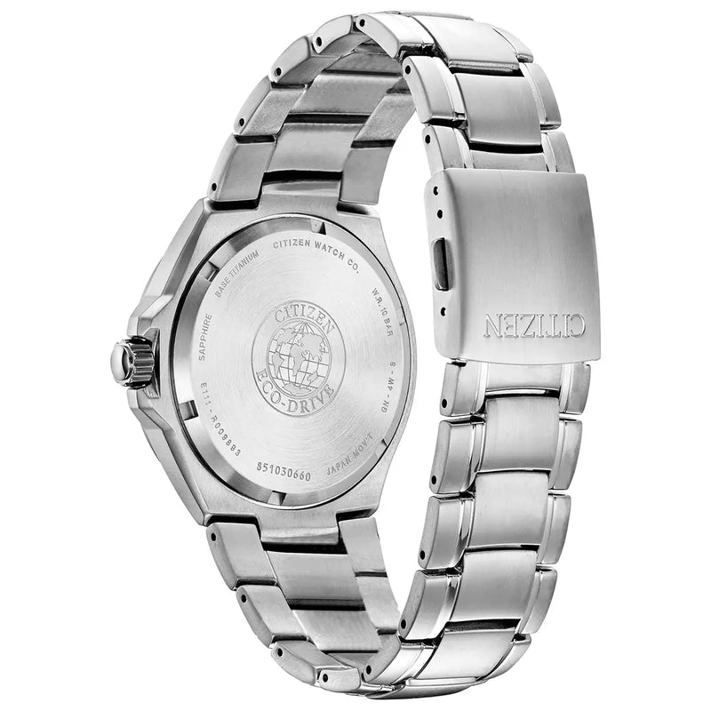 Citizen Super Titanium™ Eco-Drive Men’s Blue Dial Watch BM7431-51L