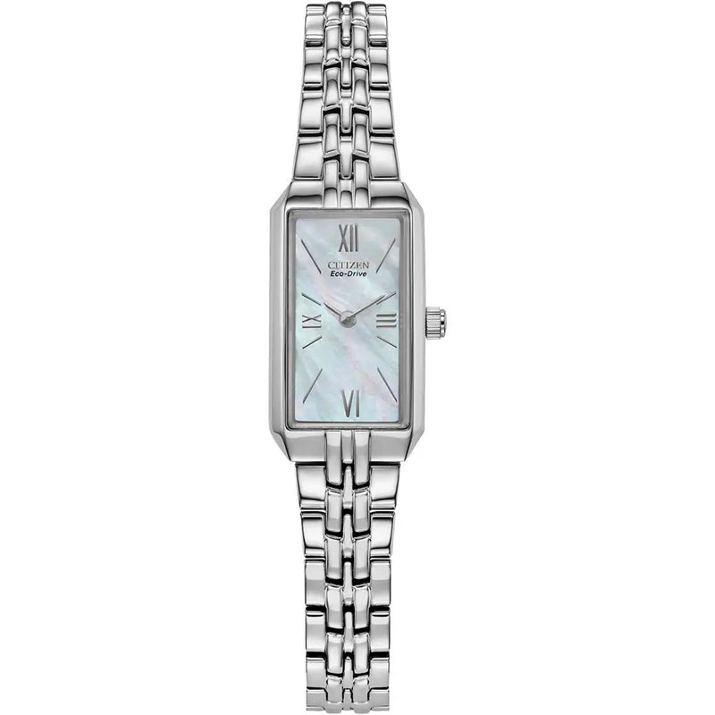 Citizen Silhouette Eco-Drive Ladies’ Mother of Pearl Watch EG2691-57D
