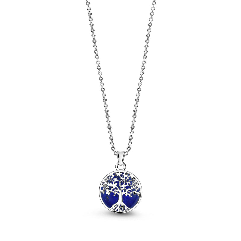 Sterling Silver Lapis Lazuli XS Tree of Life Pendant