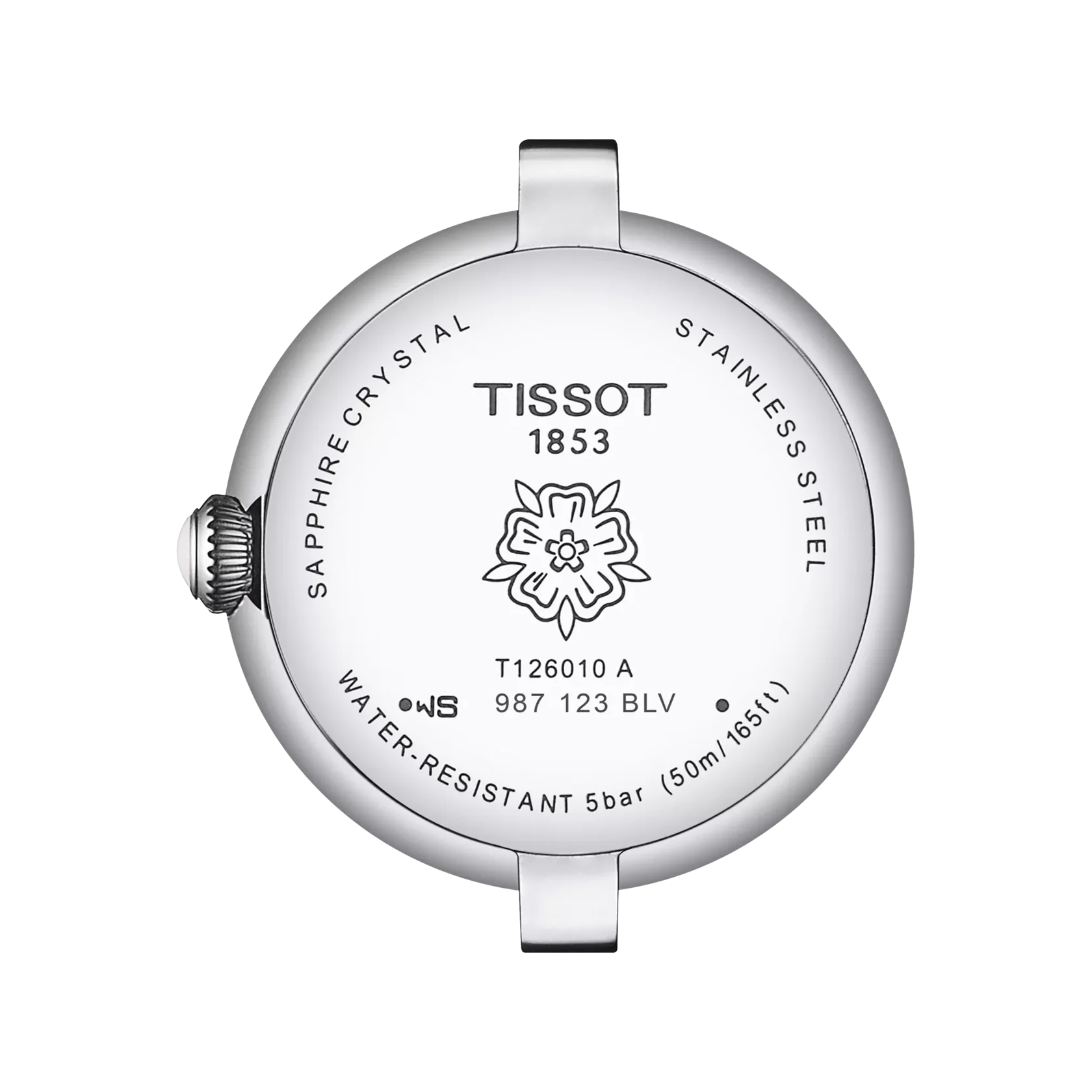 Tissot Bellissima Quartz Small Lady Stainless Steel White Dial Watch