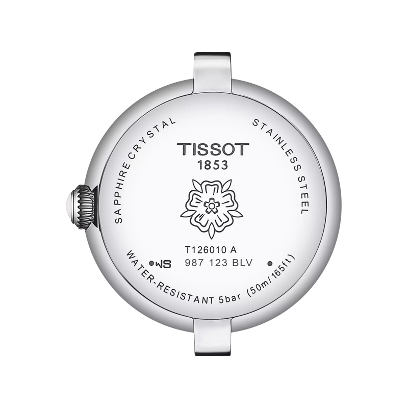 Tissot Bellissima Quartz Small Lady Stainless Steel White Dial Watch