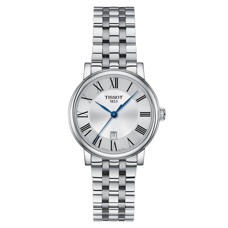 Tissot Carson Quartz Premium Lady Stainless Steel Silver Dial Watch