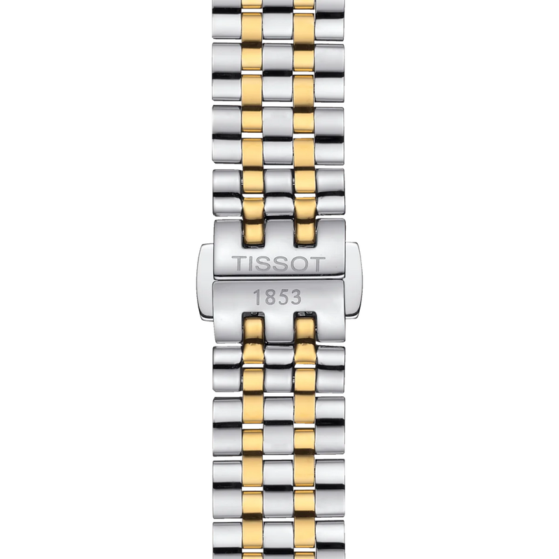 Tissot Carson Quartz Premium Lady Bi-Metal Silver Dial Watch
