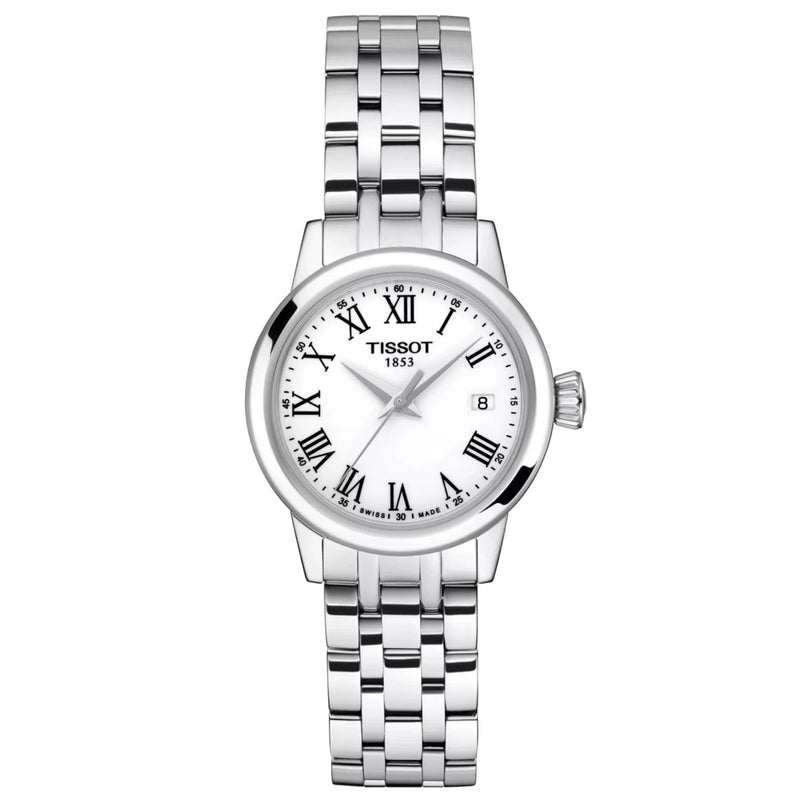 Tissot Classic Dream Lady Quartz Stainless Steel White Dial Watch