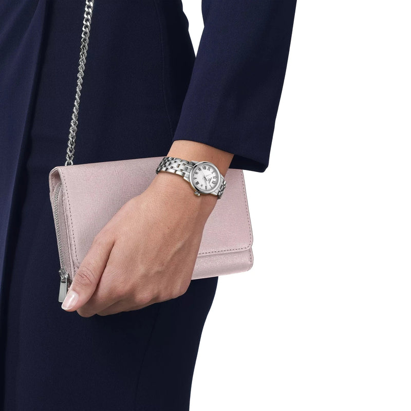 Tissot Classic Dream Lady Quartz Stainless Steel White Dial Watch