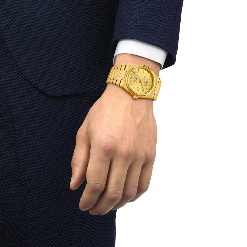 Tissot PRX Powermatic 80 40mm Gold Champagne Dial Watch