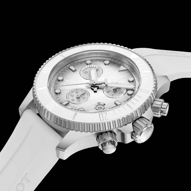 Tissot Seastar 1000 38mm Chronograph White Watch