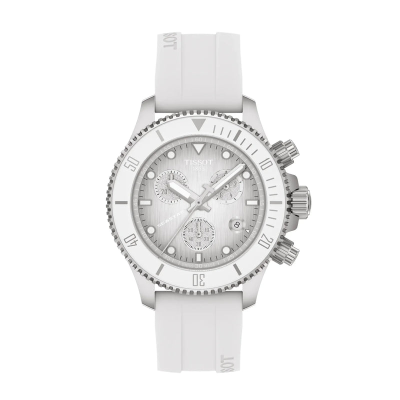 Tissot Seastar 1000 38mm Chronograph White Watch