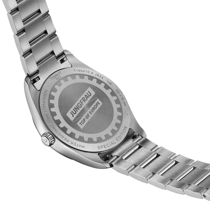 Tissot PR 100 Jungfraubahn Quartz 40mm Silver Watch