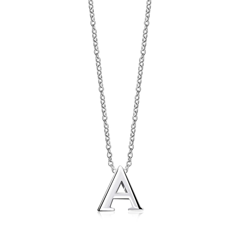 Sterling Silver Initial 'A' Necklace