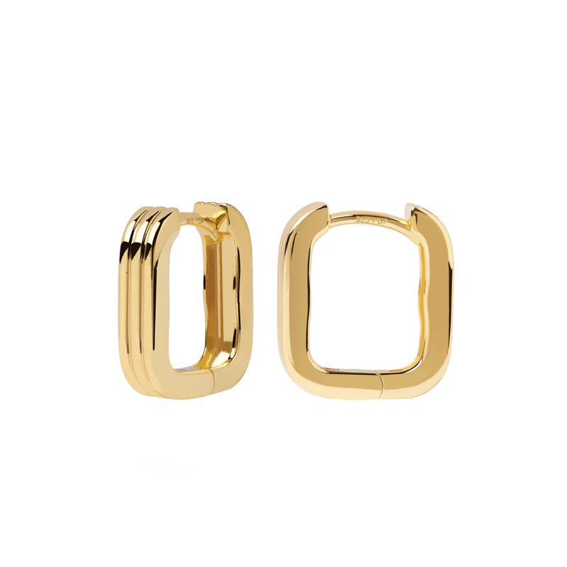 18ct Yellow Gold Vermeil Nova Earrings