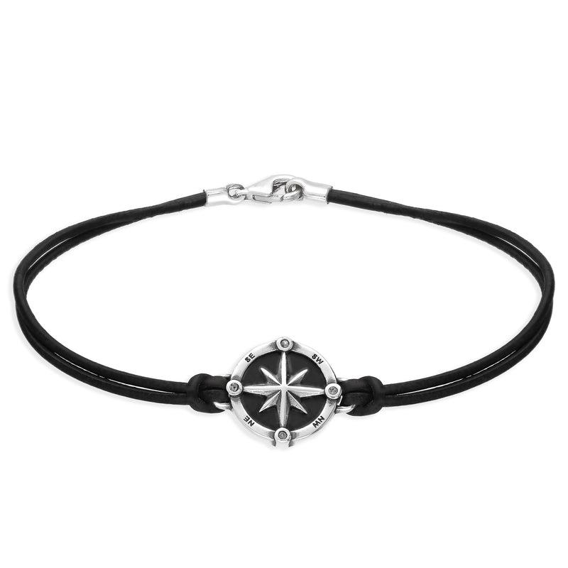 Whitby Jet Compass Bracelet