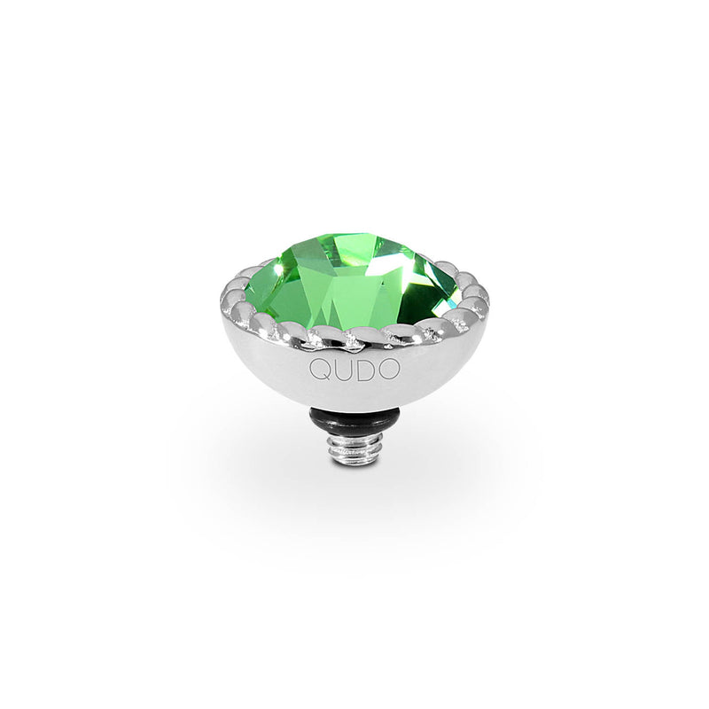 Bocconi and Peridot Ring Gem Top 11mm