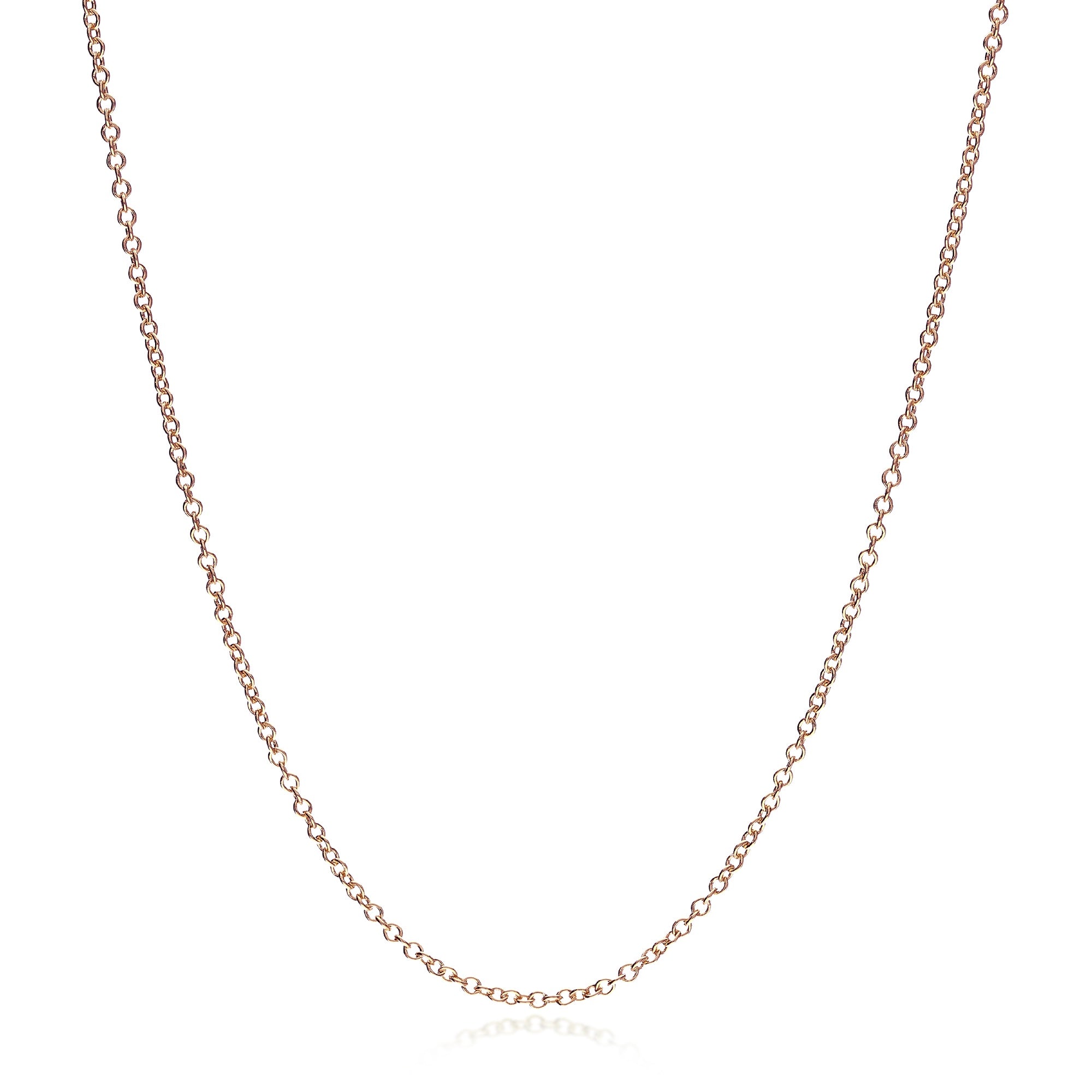 Rose Gold Vermeil Fine Trace Chain 1.23mm