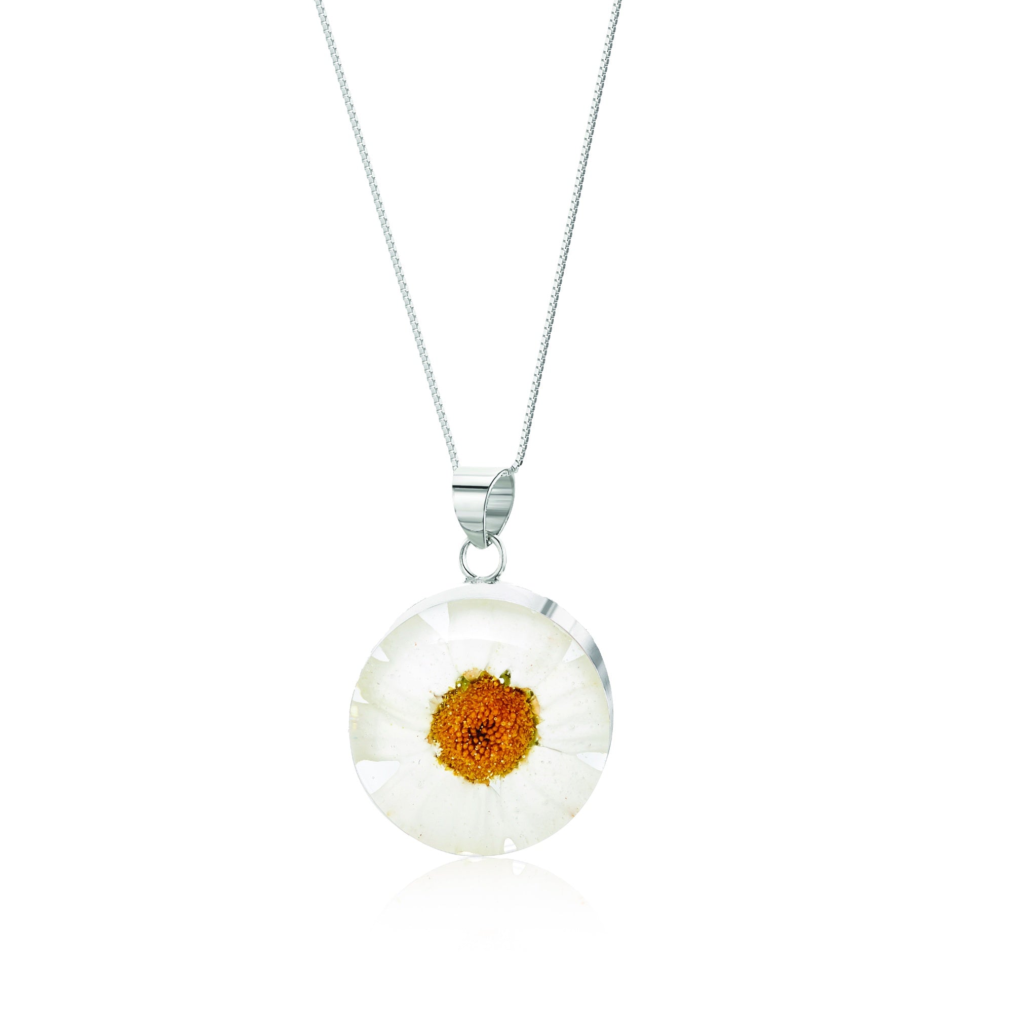 Sterling Silver Daisy Pendant