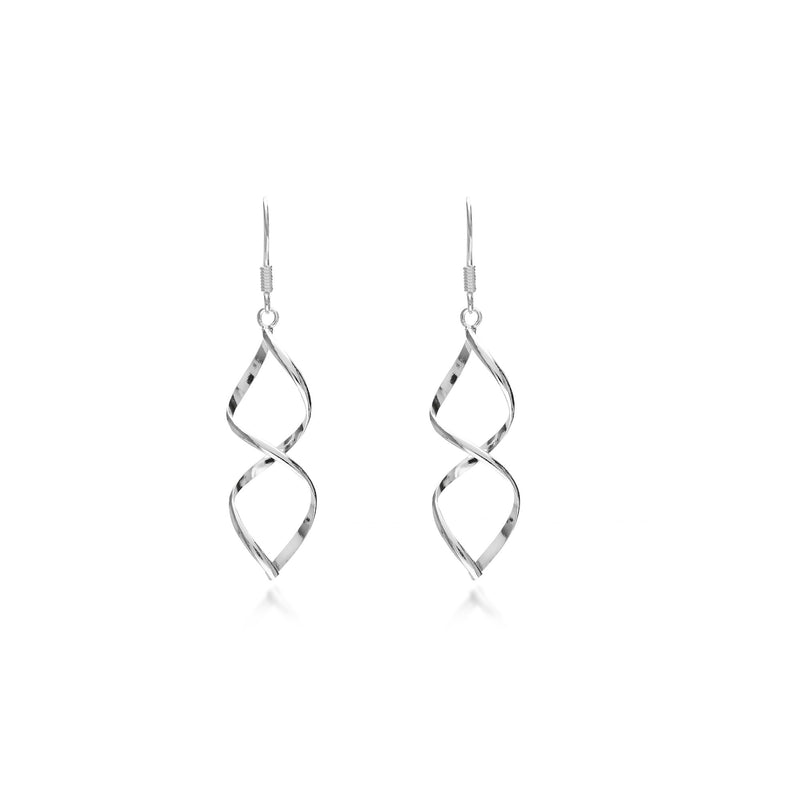 Sterling Silver Helix Hook Earrings