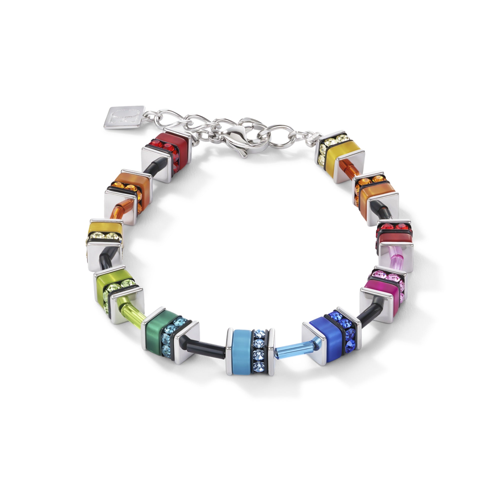 GeoCUBE Classic Polaris & Rhinestone Multicolour Bracelet