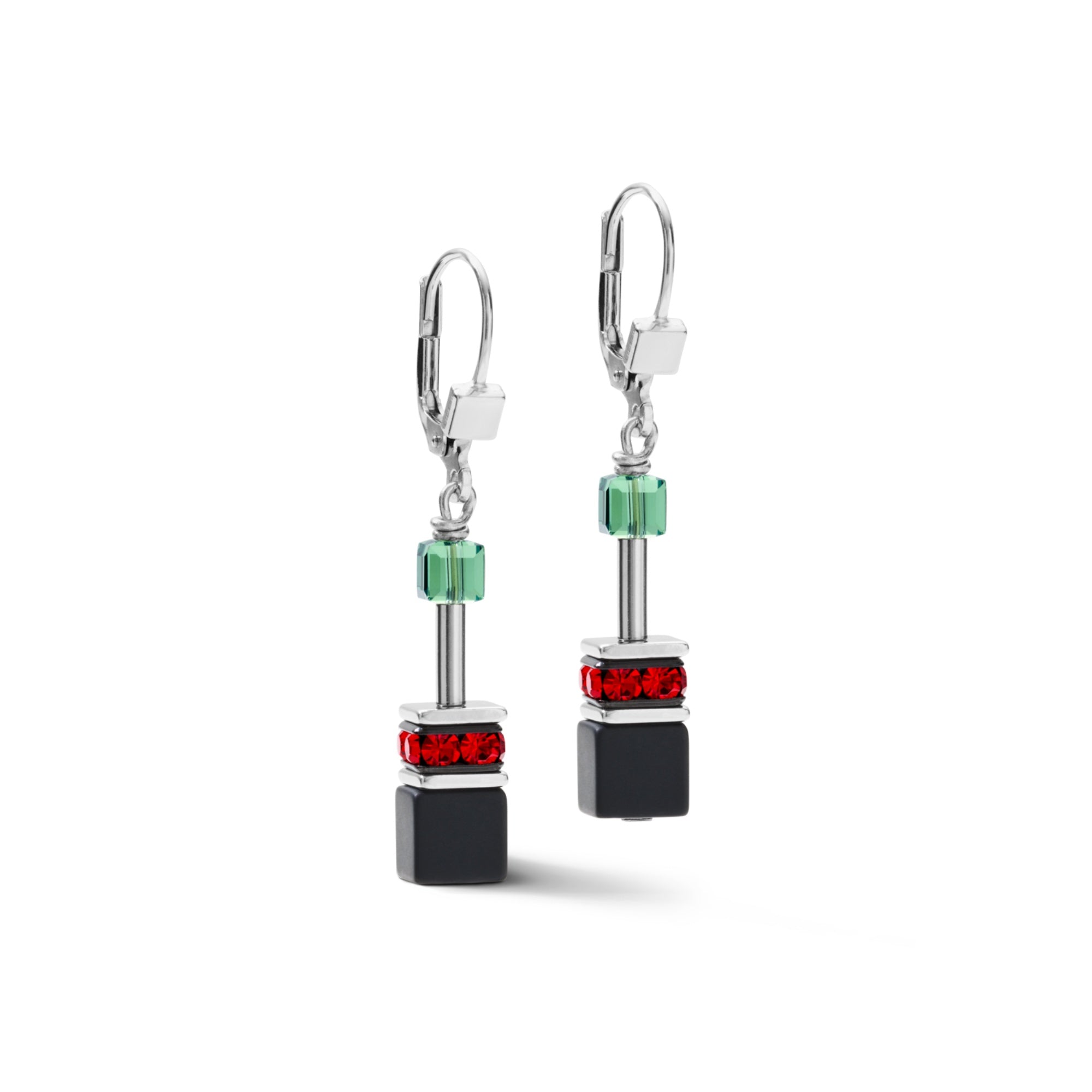 GeoCUBE Onyx Multicolour Pop Art Earrings