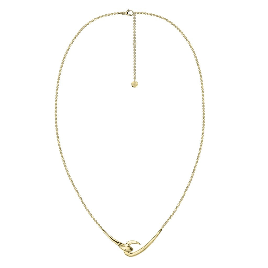 Yellow Gold Vermeil Hook Necklace