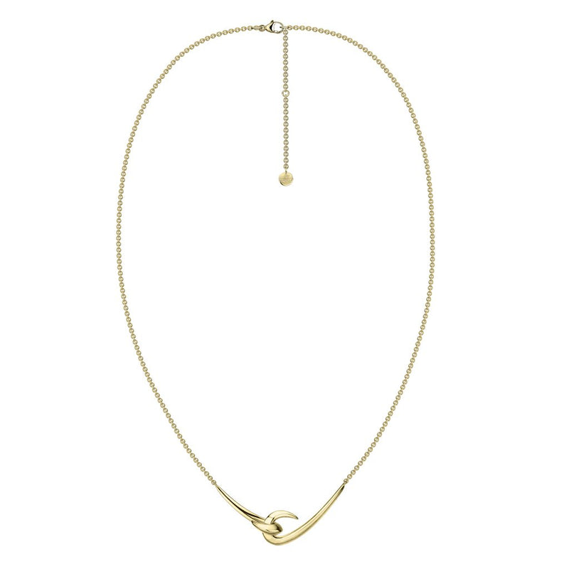 Yellow Gold Vermeil Hook Necklace