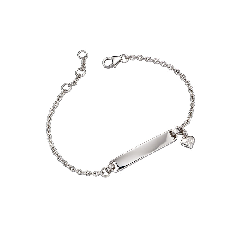Aisha - Diamond Charm ID Bracelet