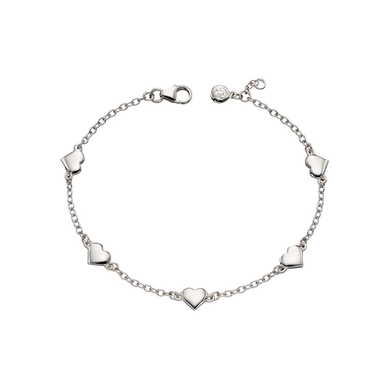 Beatrice - Heart Charm Bracelet