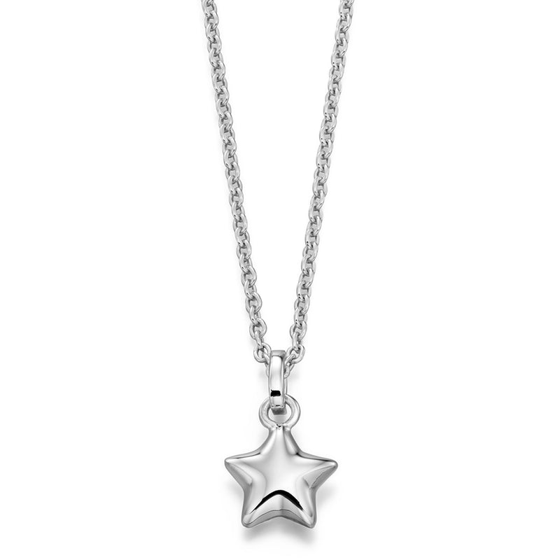 Eva - Plain Small Star Pendant and Chain