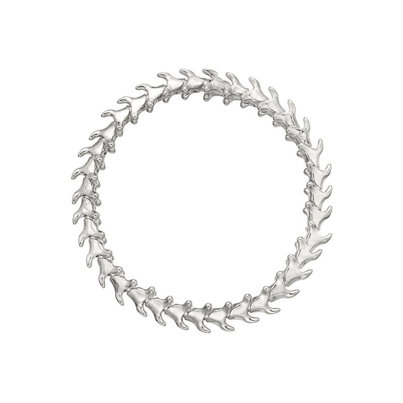 Silver Serpents Trace Slim Bracelet