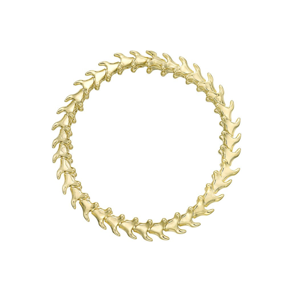 Yellow Gold Vermeil Serpents Trace Slim Bracelet