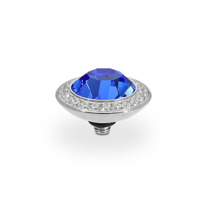 Tondo Deluxe and Sapphire Crystal Ring Gem Top  13mm