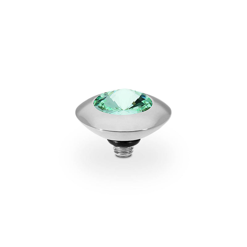 Tondo and Chrysolite Ring Gem Top 11mm